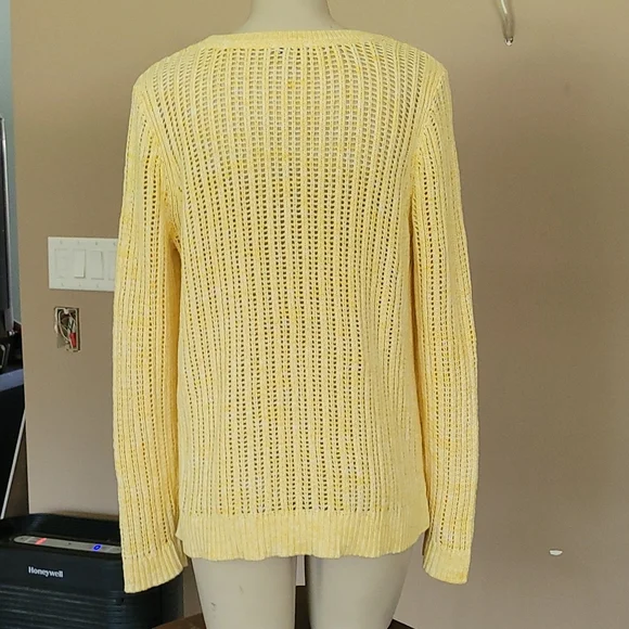 Talbots yellow sweater - Picture 5 of 6